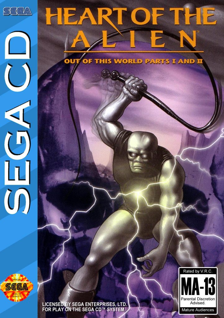 Heart of the Alien: Out of this World parts I and II (SEGA CD) Front Cover