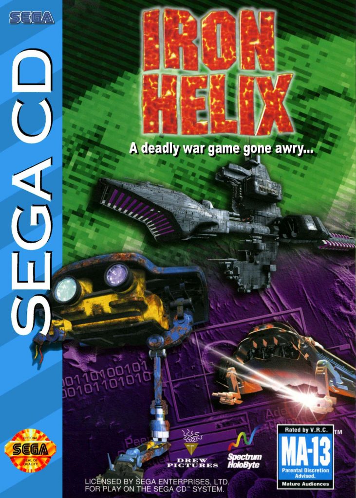 IRON HELIX (SEGA CD) Front Cover