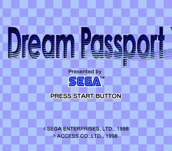 Dream Passport - Sega Dreamcast-Title-Screen