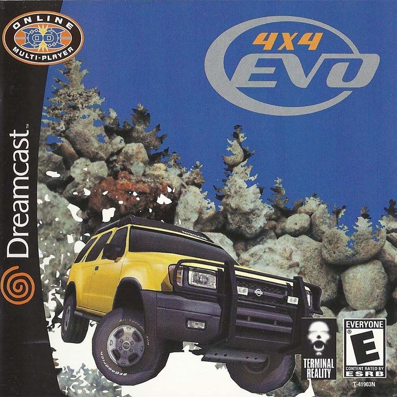 1-4x4 Evo - Sega Dreamcast - FRONT