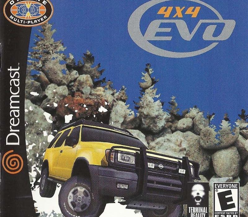 4x4 Evo - Sega Dreamcast - Manual-FRONT