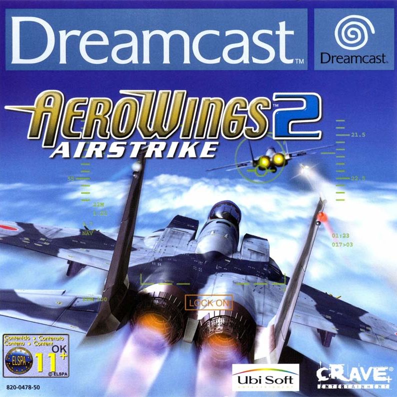 2-AeroWings 2 Airstrike - Sega Dreamcast-Front-EUR