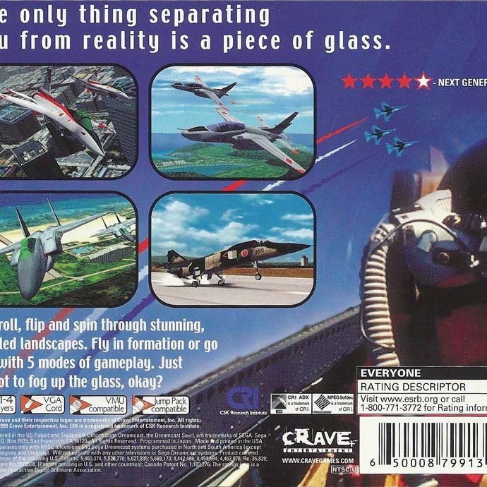 5-AeroWings Sega Dreamcast-NA-BACK
