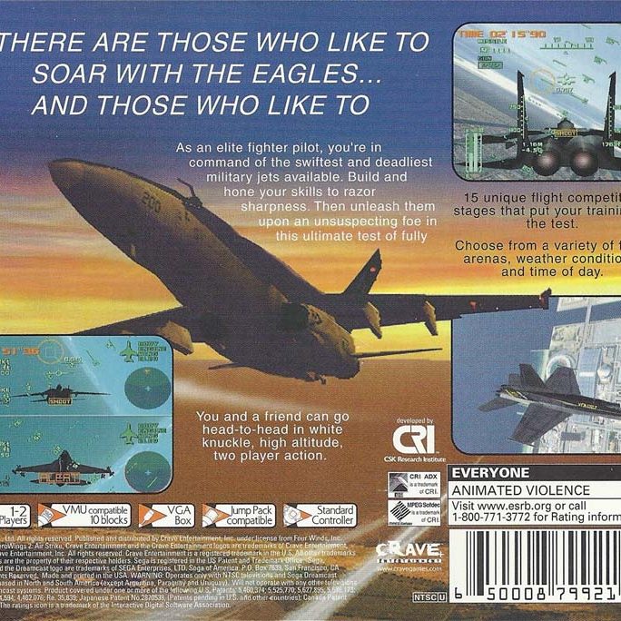6-AeroWings 2 Airstrike - Sega Dreamcast-BACK-NA
