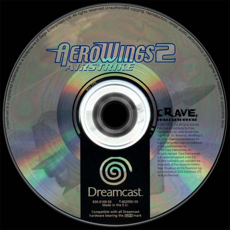 9-AeroWings 2 Airstrike - Sega Dreamcast-CD-EUR