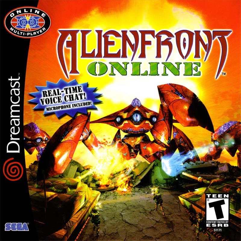 1-Alien Front Online - Sega Dreamcast-Front