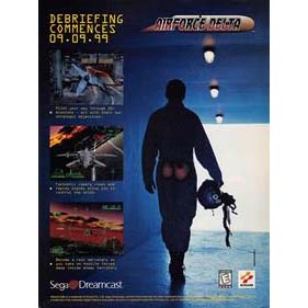 13-AIRFORCE DELTA - Sega Dreamcast-Ad-Flyer