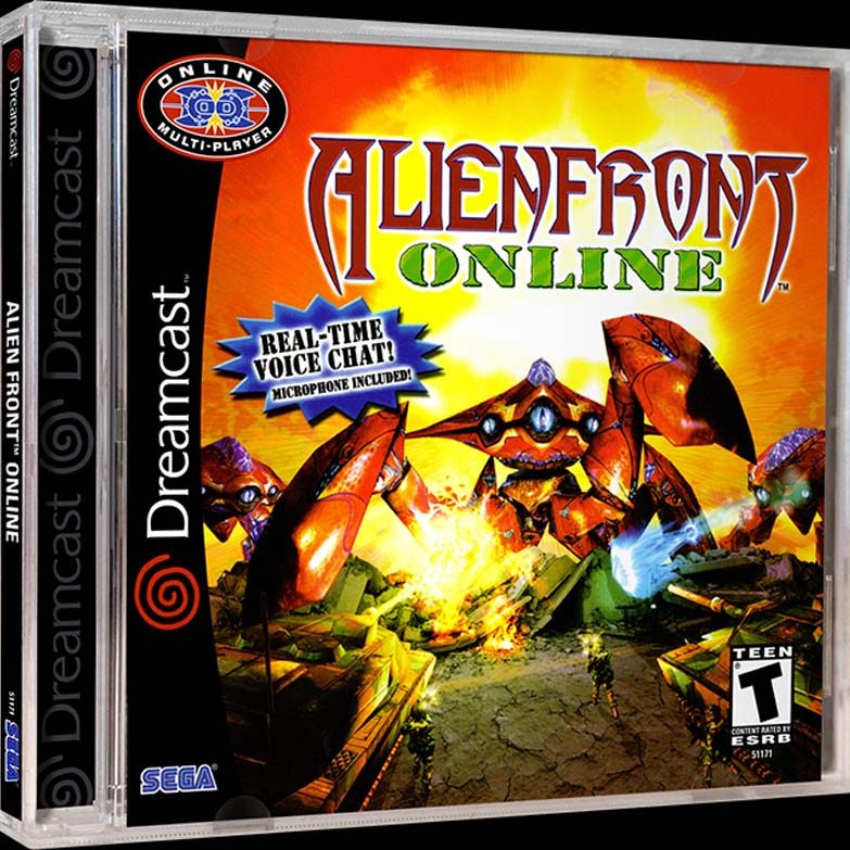 2-Alien Front Online - Sega Dreamcast-Front-3D-NA