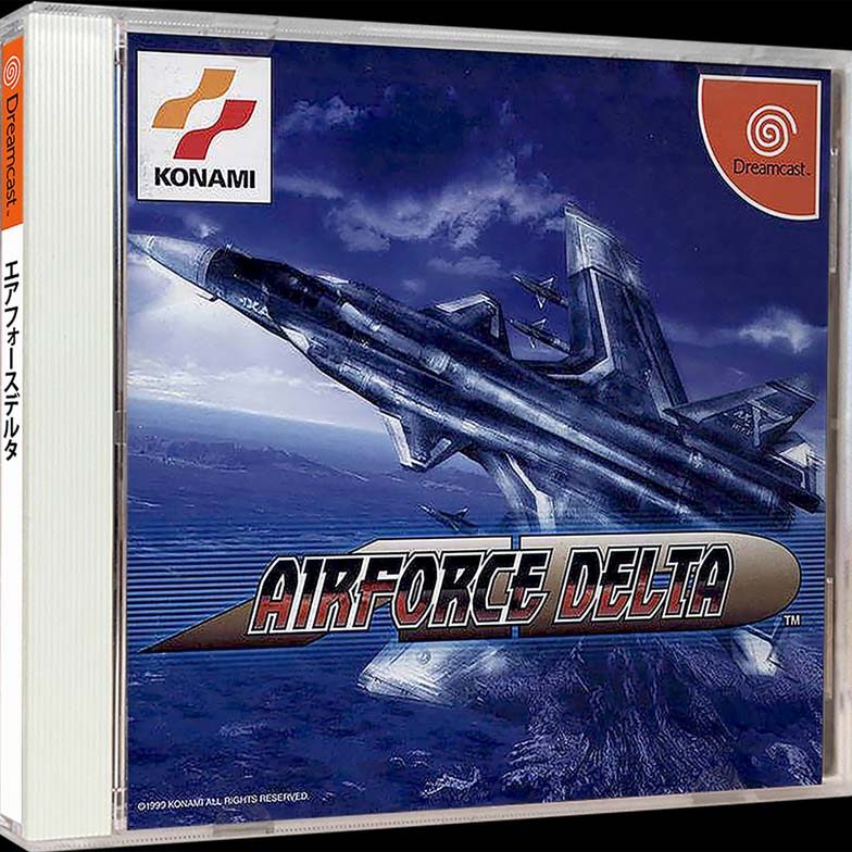 4-AIRFORCE DELTA - Sega Dreamcast-JPN-Front-3D