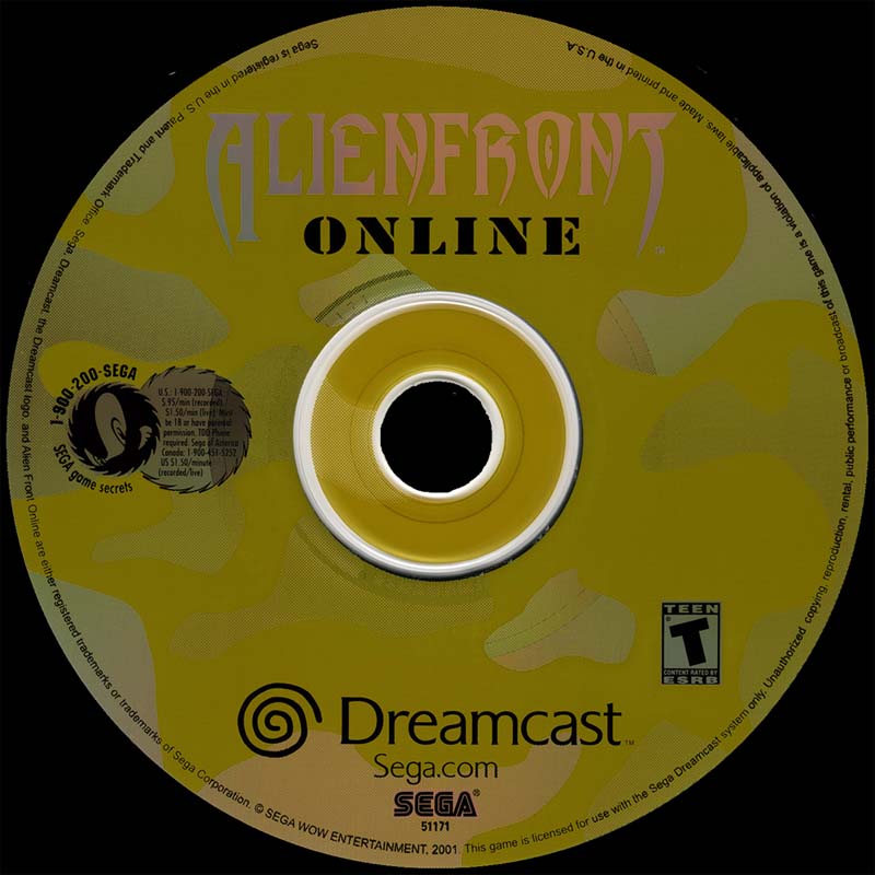 4-Alien Front Online - Sega Dreamcast-CD
