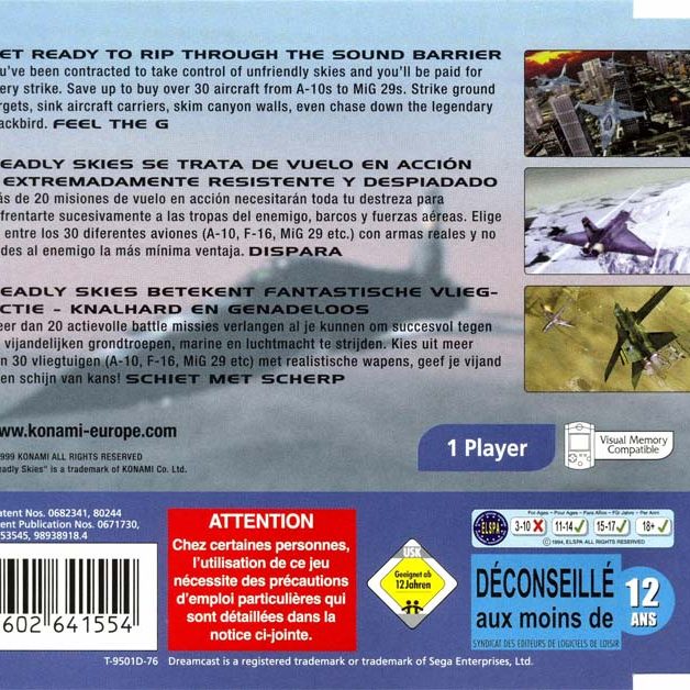 7-AIRFORCE DELTA - Sega Dreamcast-EUR-BACK