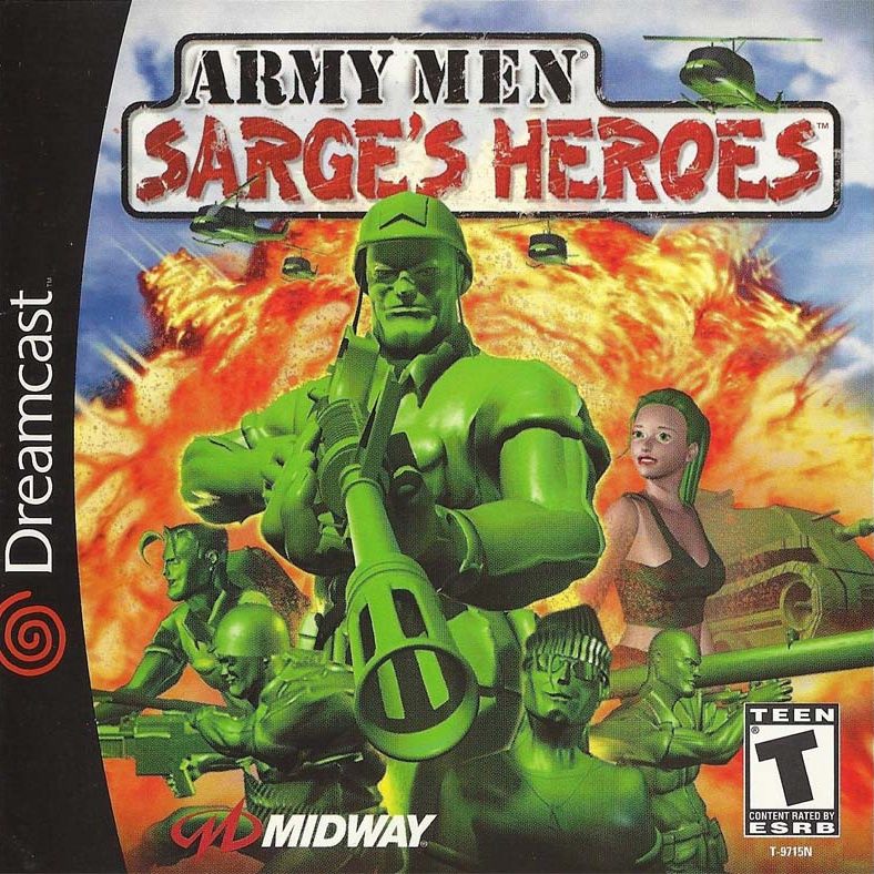 1-Army Men Sarge's Heroes - Sega Dreamcast-NA-Front