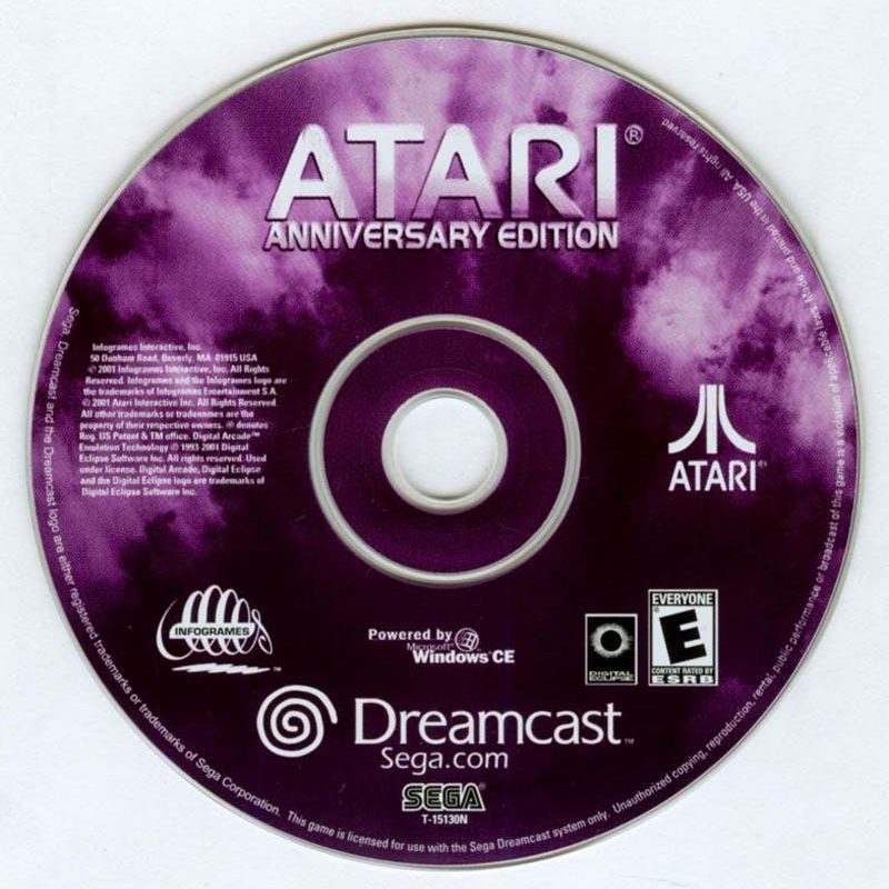 4-Atari Anniversary Edition - Sega Dreamcast-DISC