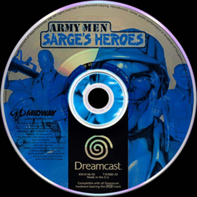 8-Army Men Sarge's Heroes - Sega Dreamcast-EUR-DISC